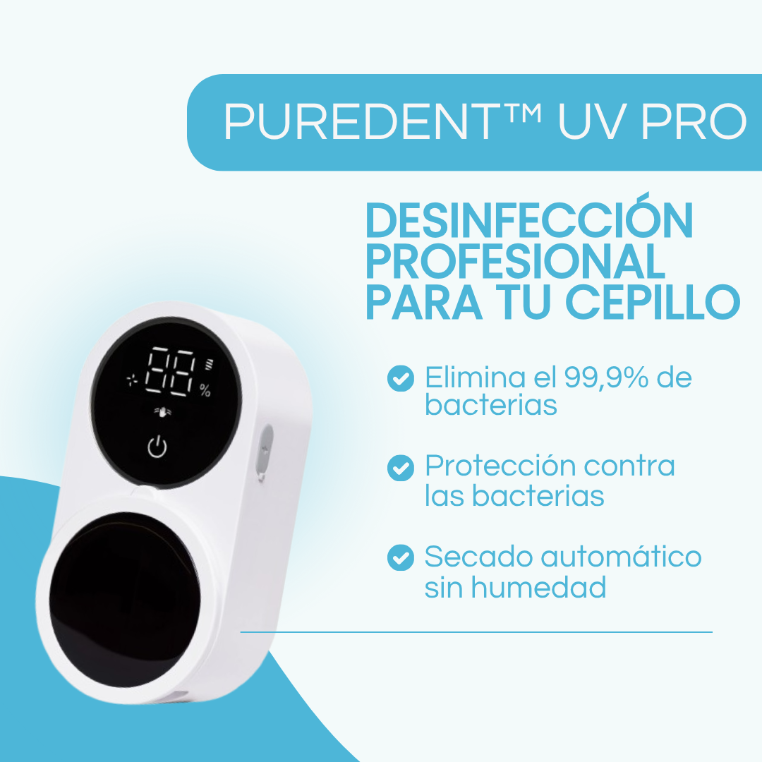 Puredent™ UV Pro - Esterilizador para cepillos de dientes
